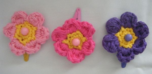 Tic-tac Flor Crochê
